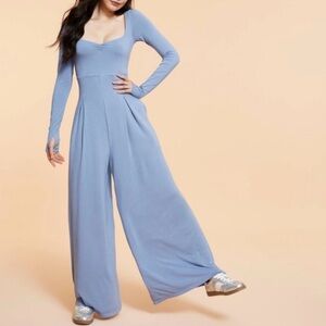Blue Pilates Jumpsuit